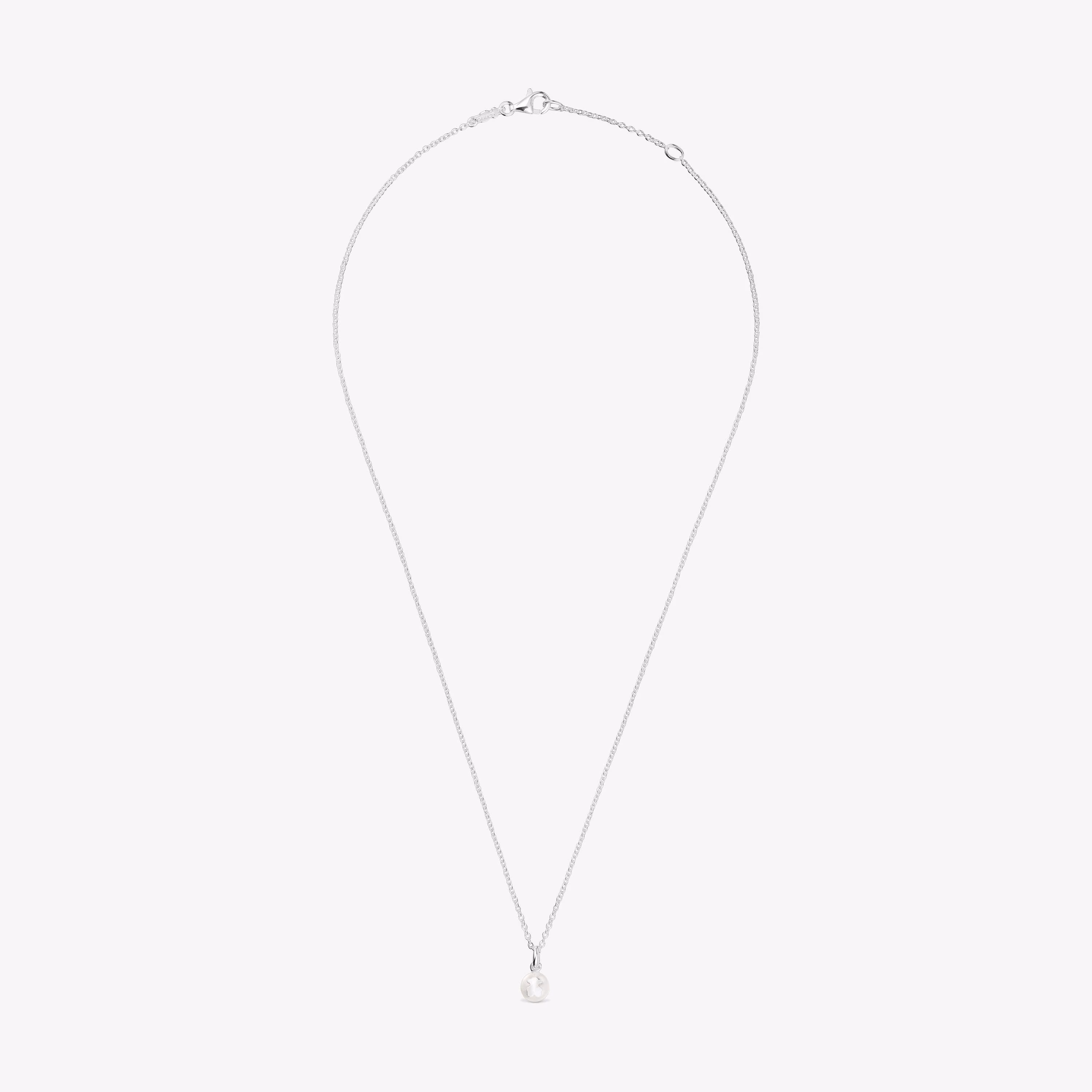 Collar corto de plata y perla cultivada de agua dulce 6,5 mm Icon Pearl