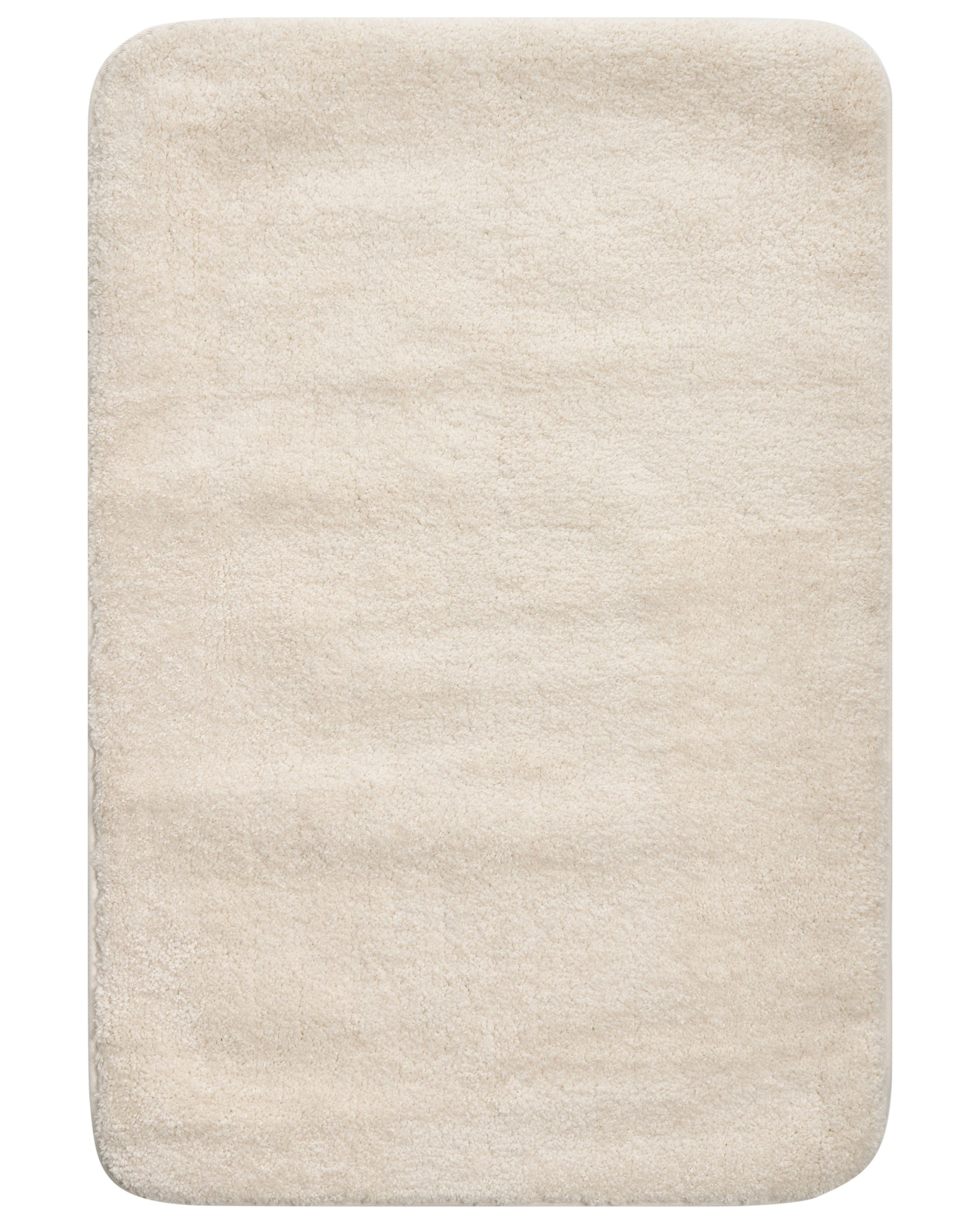 Dywanik łazienkowy mikrofibra spód antypoślizgowy 60 x 90 cm złamana biel