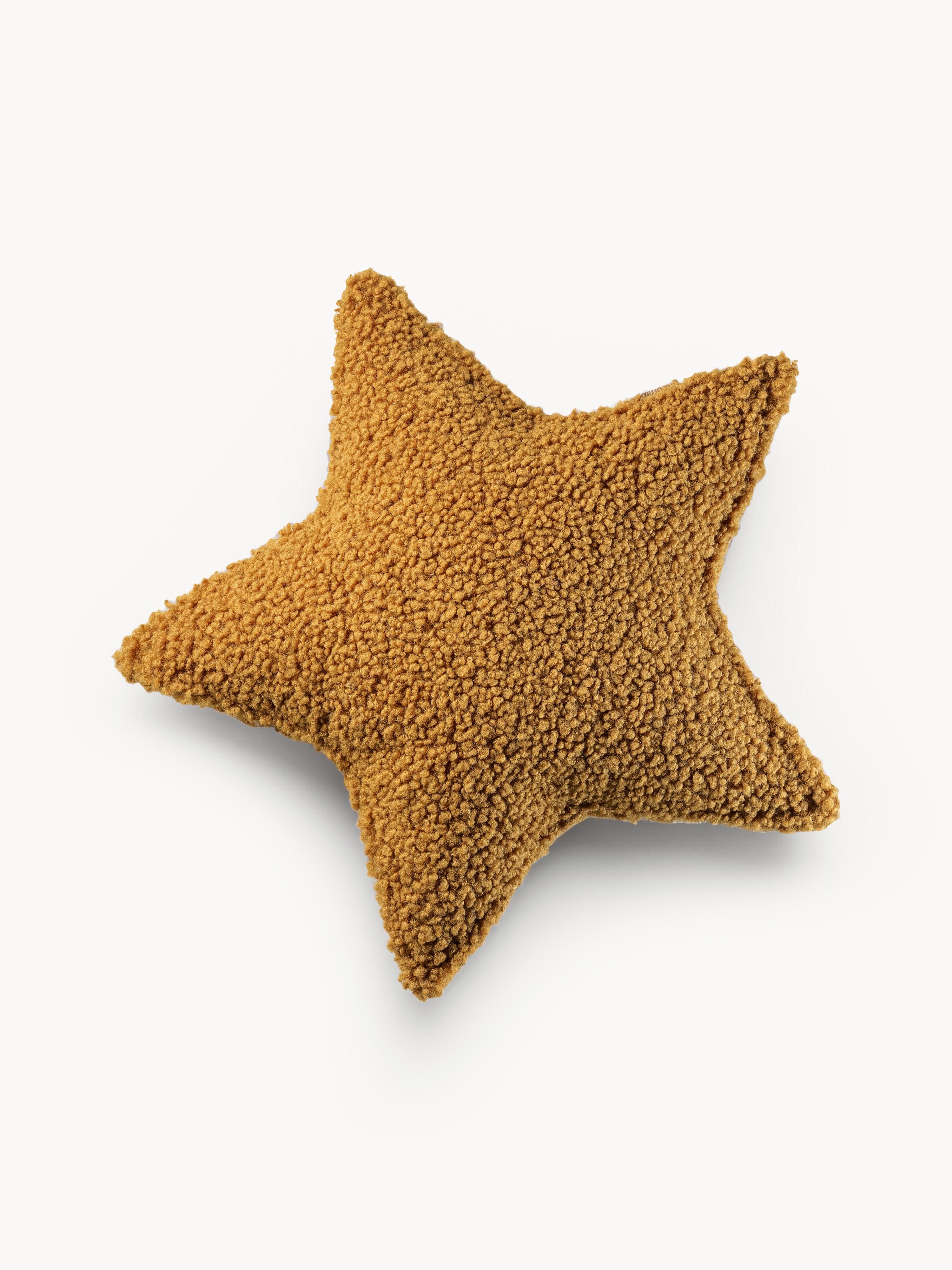 Kinder Teddy-Kuschelkissen Star