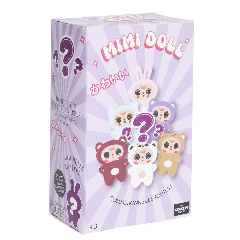 Porte clé Mini Doll peluche surprise à collectionner H13cm (plusieurs modèles)