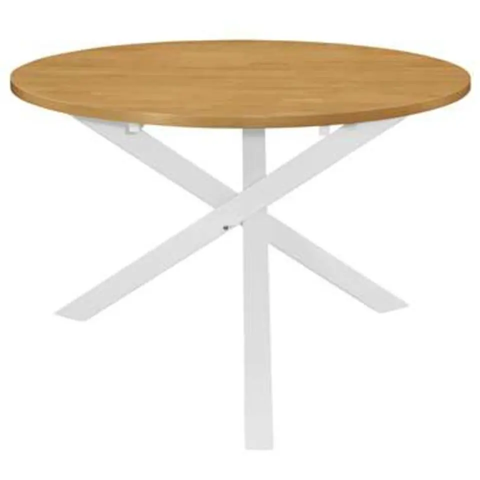 vidaXL - Eettafel - Wit - MDF