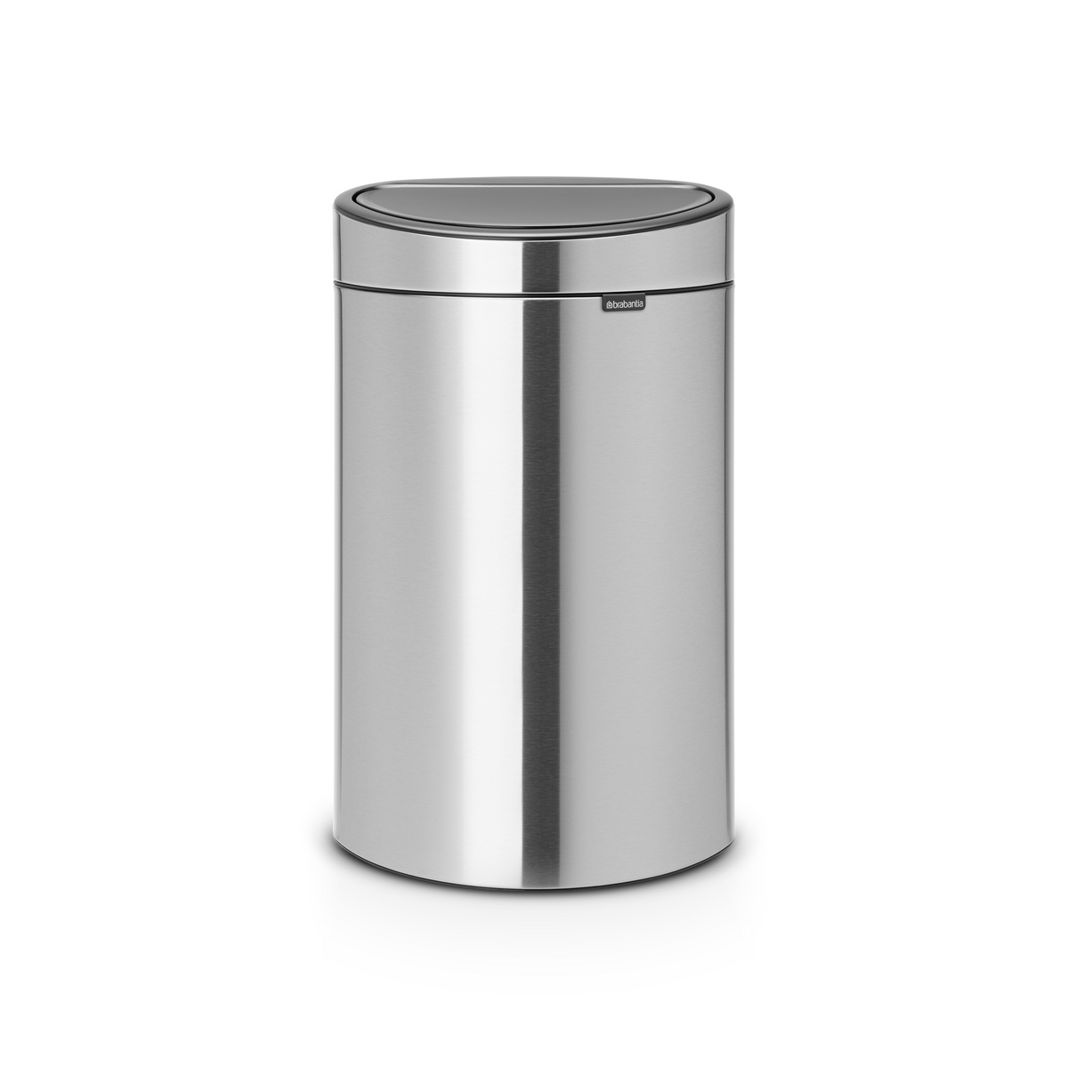 Brabantia Touch Bin New Recycle afvalemmer, 23/10 liter, kunststof binnenemmer - Matt Steel