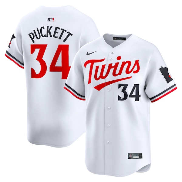 Kirby Puckett Minnesota Twins Nike Home Limited Player Jersey - White