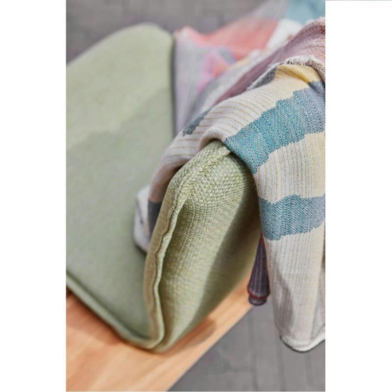 VIESTE - Coussin d’assise et dossier rigide pour banc extérieur vert