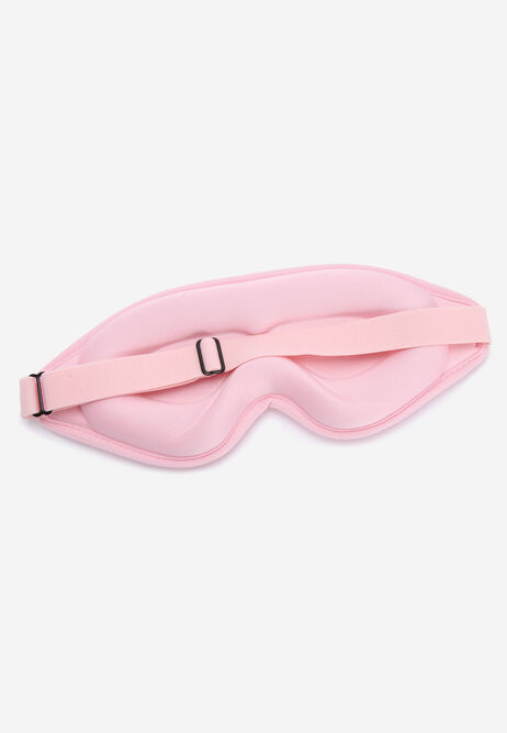 Womens Pink Padded Eye Mask