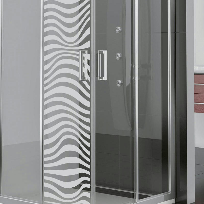 - Film Occultant illusion optique 1 pour Vitre/Douche 55x185cm