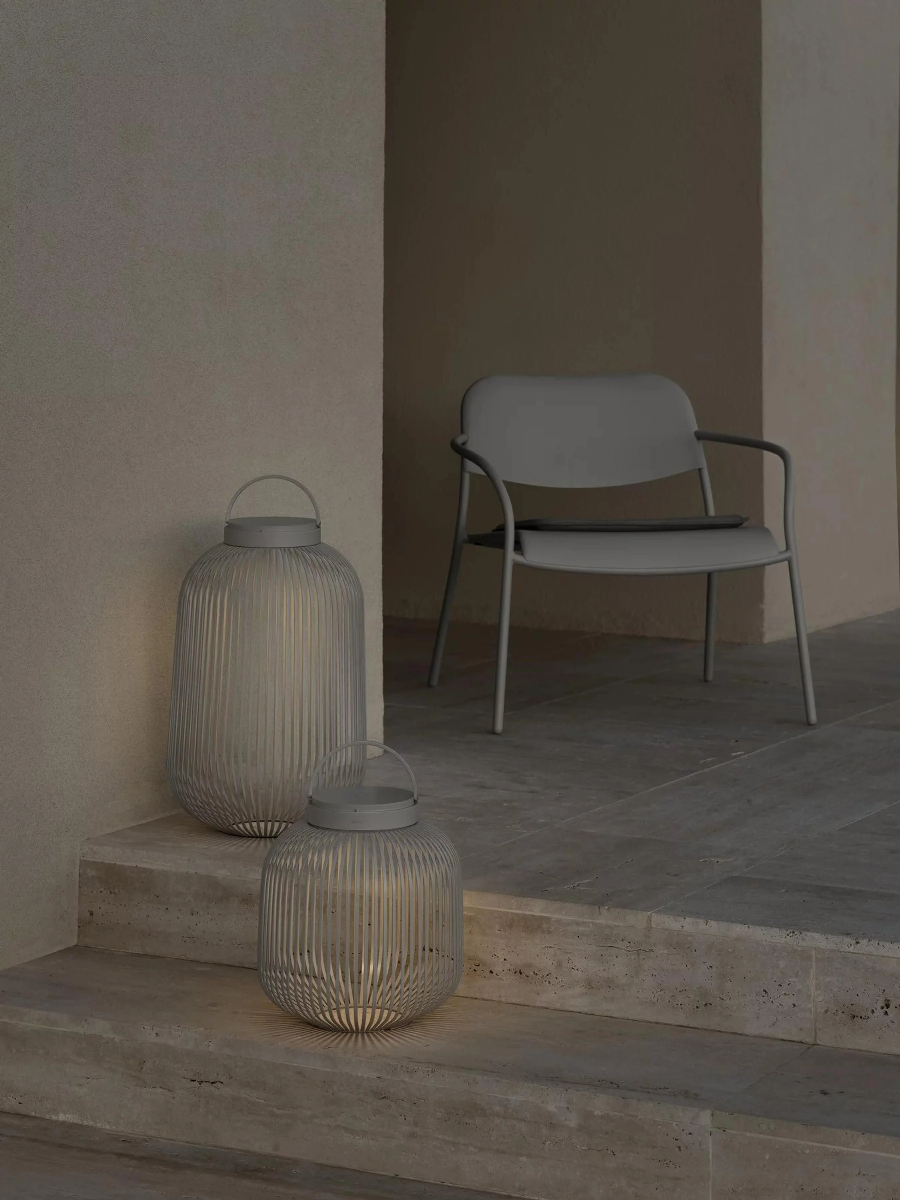 Mobile Outdoor LED-Tischlampe Lito