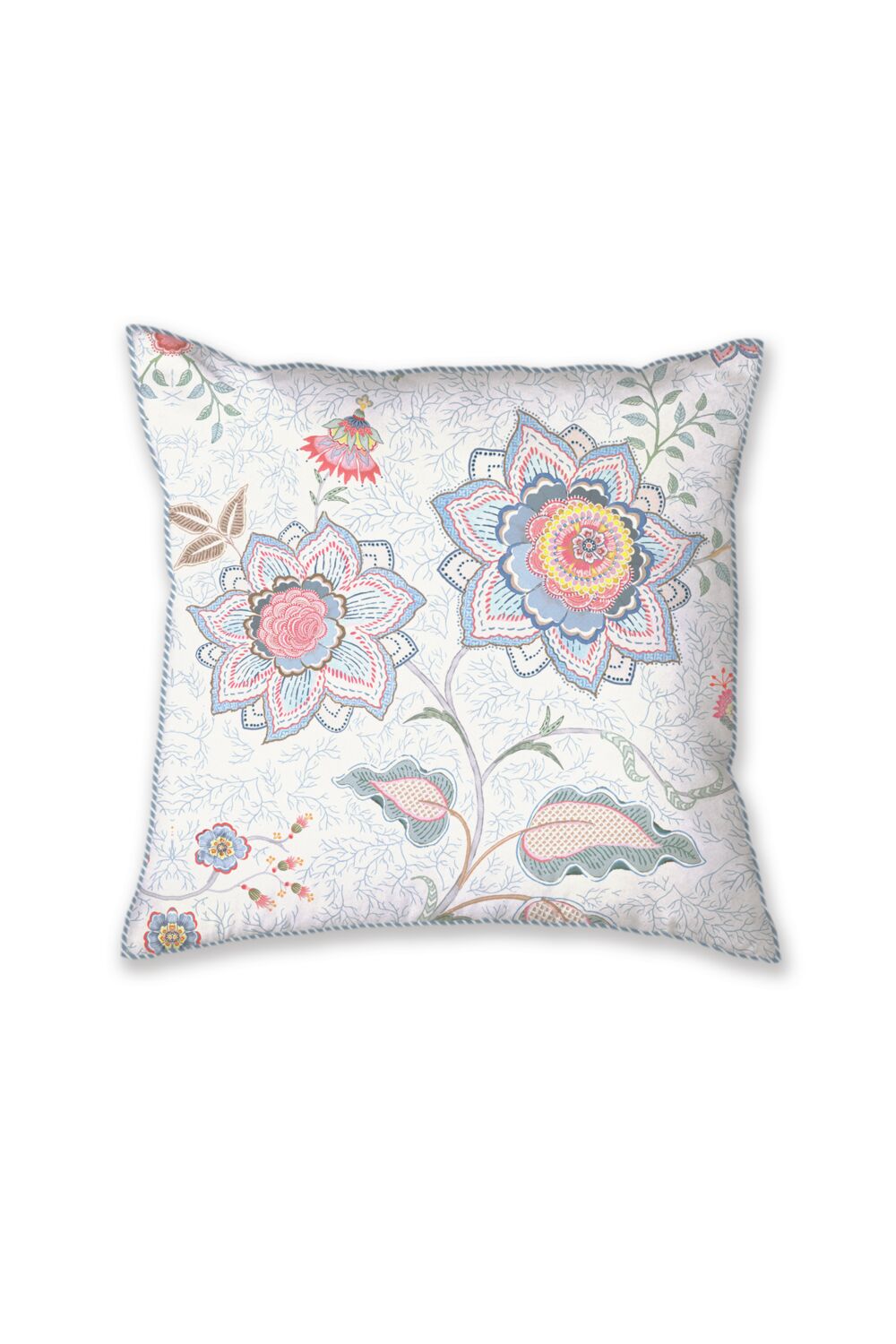 Pip Studio Mumbai Morning - 53 x 53 cm - Licht blauw