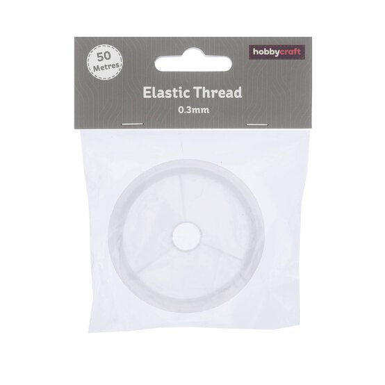 Clear Elastic Cord 0.3mm x 50m