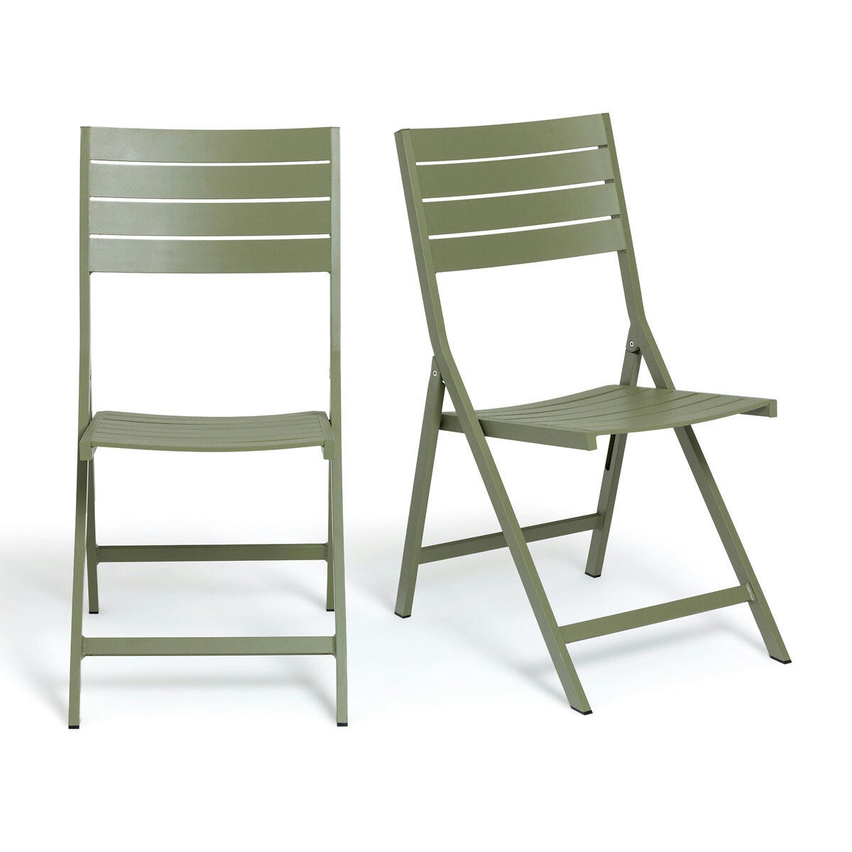 Lot de 2 chaises aluminium, Zapy