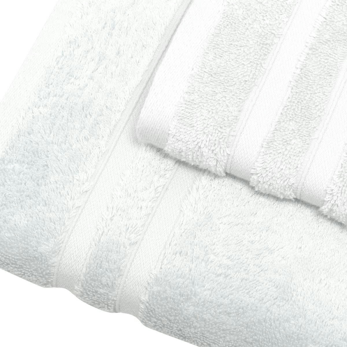 SENSILK - Serviette de toilette 600 gr/m²  blanc 50x100 cm