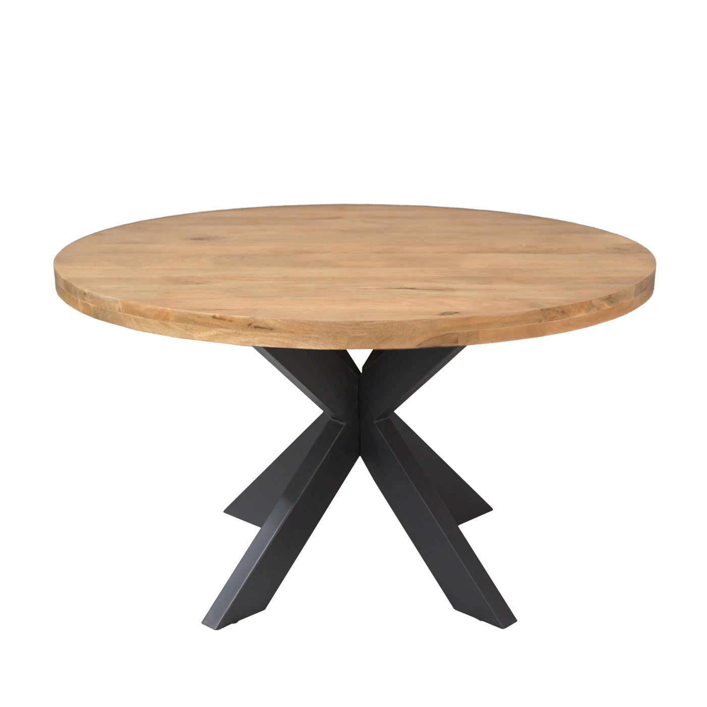 Starfurn Eettafel Dakota - Rond Naturel Hout - Ø140x76cm
