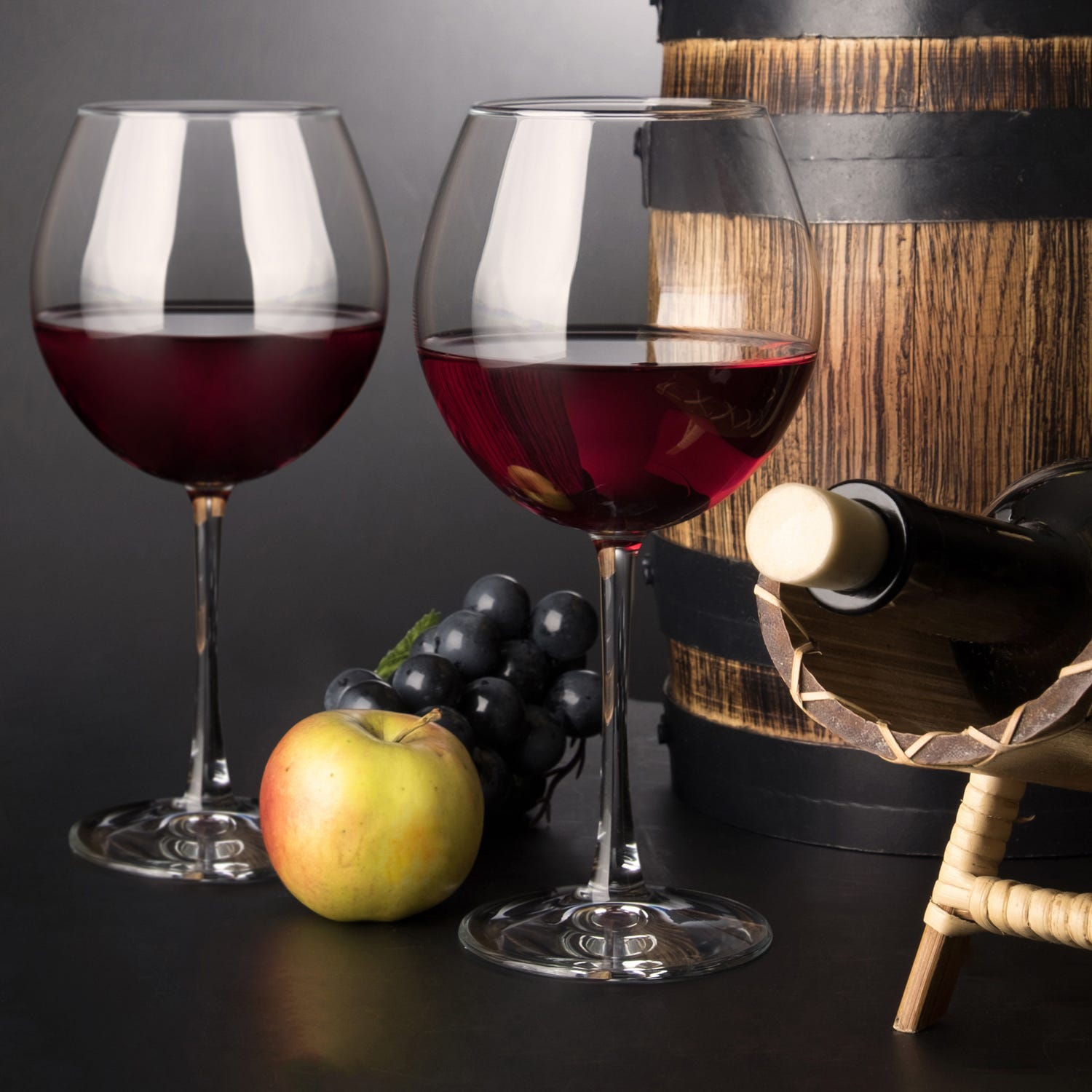 Set 6 calici Pinot nero Io Vino in vetro cristallo