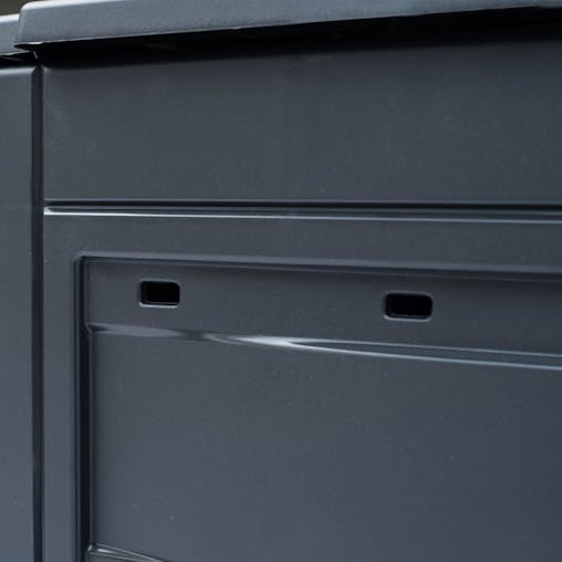 NNEVL Garden Composters 2 pcs Grey 60x60x73 cm 520 L