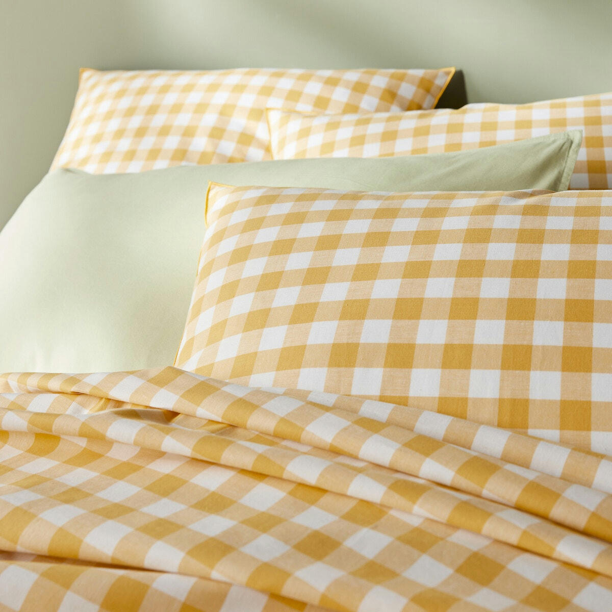 Housse de couette coton, Veldi Jaune