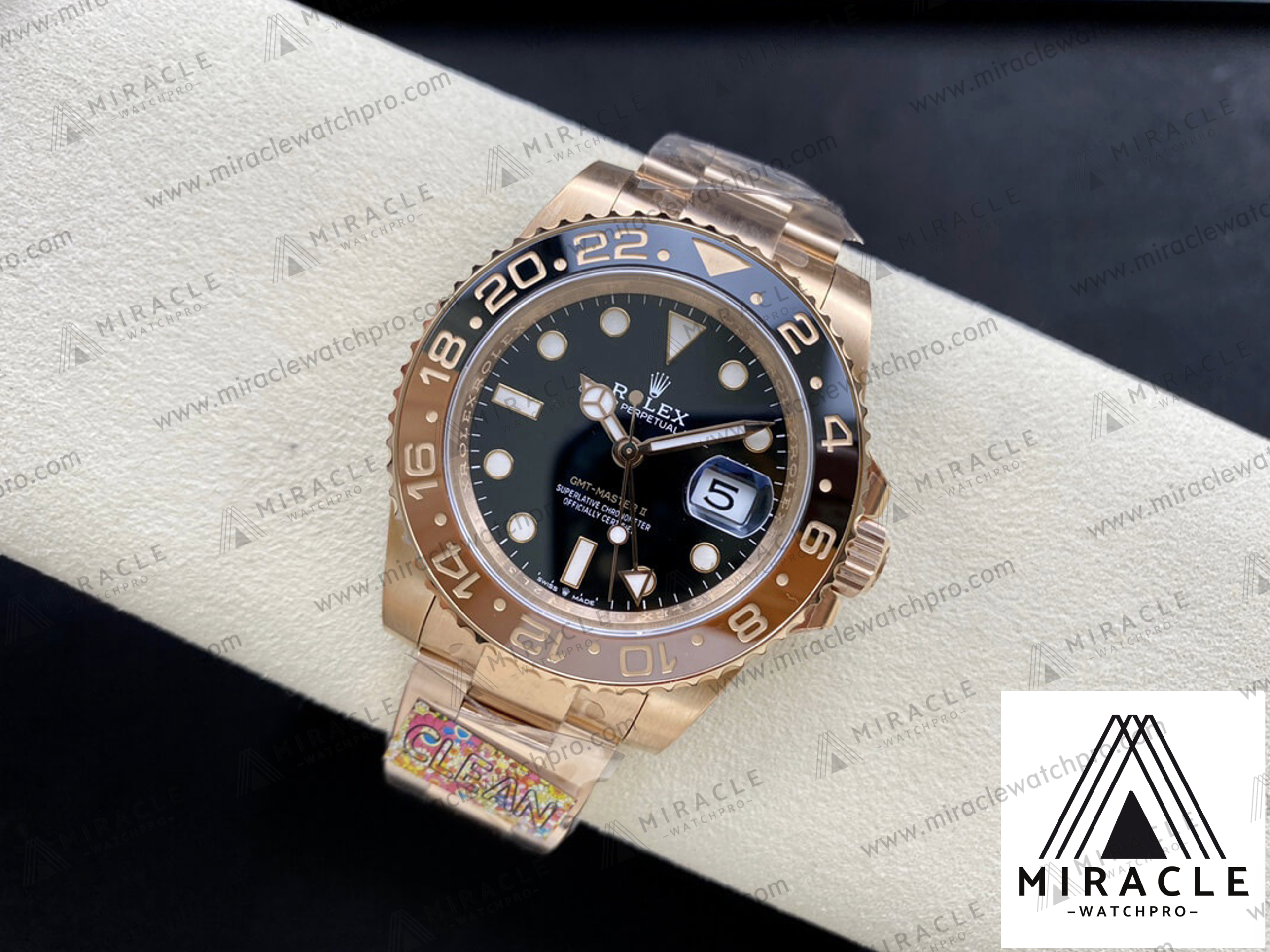 ROLEX-GMT MASTER II-ref.M126715CHNR-0001- Elite Clone-40mm-Replica Watch
