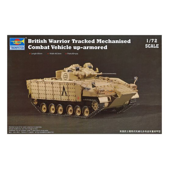 Trumpeter Warrior MCV80 Up-Armour Model Kit 1:72