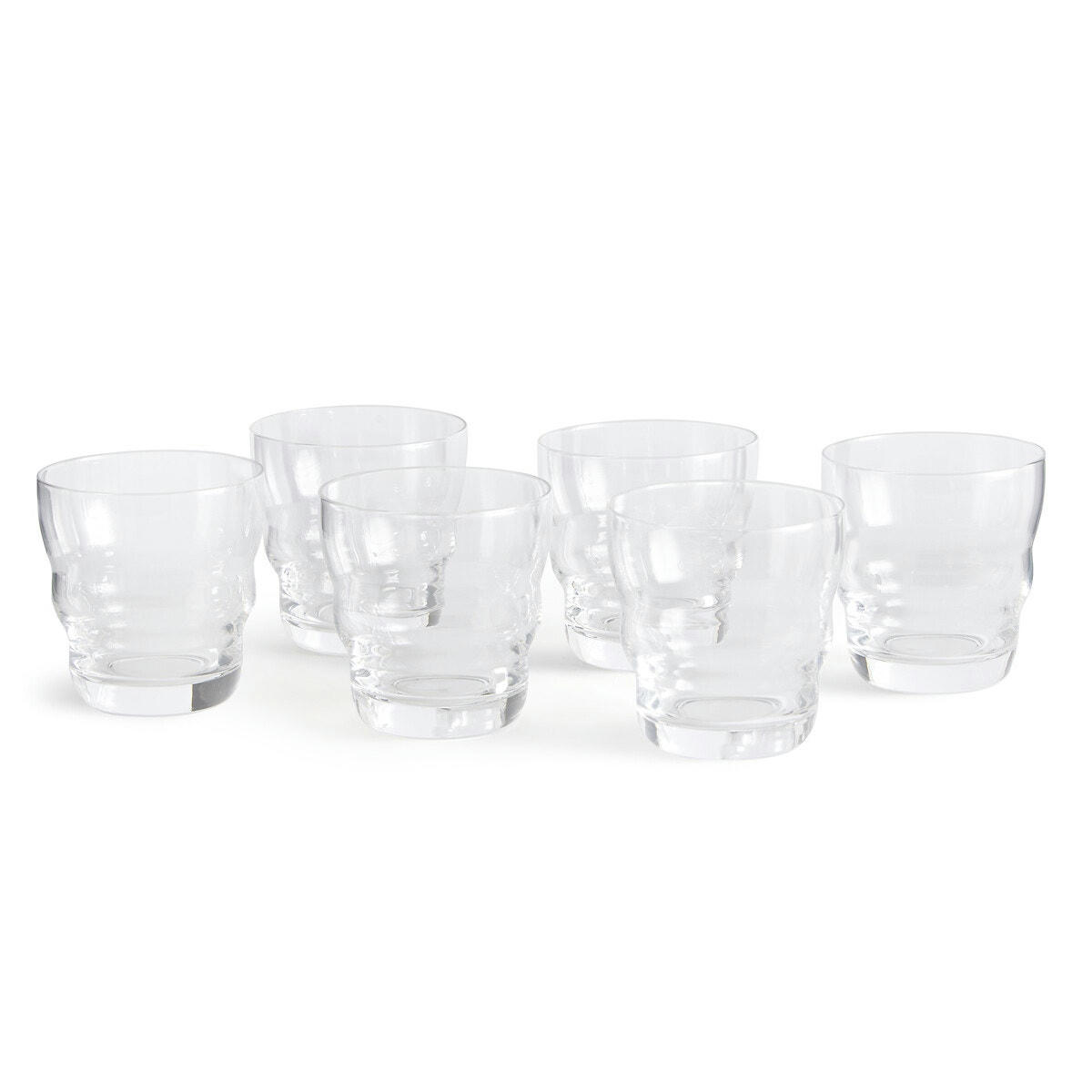 Lot de 6 verres gobelets, Beldina
