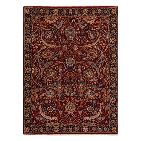 Dywan wełniany KESHAN Frędzle, Ornament orientalny 6650/53578 80x145 cm