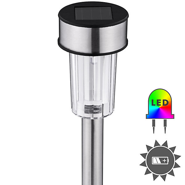 Lot de 24 lampes solaires LED lumière colorée étanches automatiques
