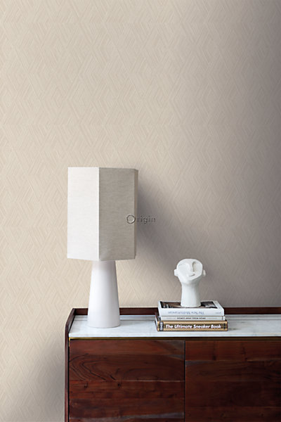Origin Wallcoverings papier peint graphique 3D sable beige 53 cm x 10.05 m