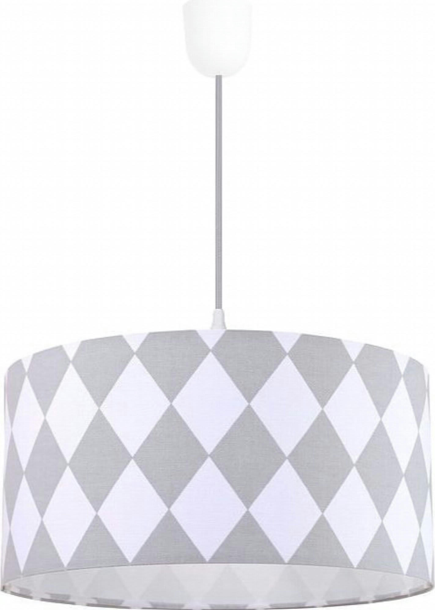 CLASSIC - Suspension Tissu Gris 40x40x102 cm