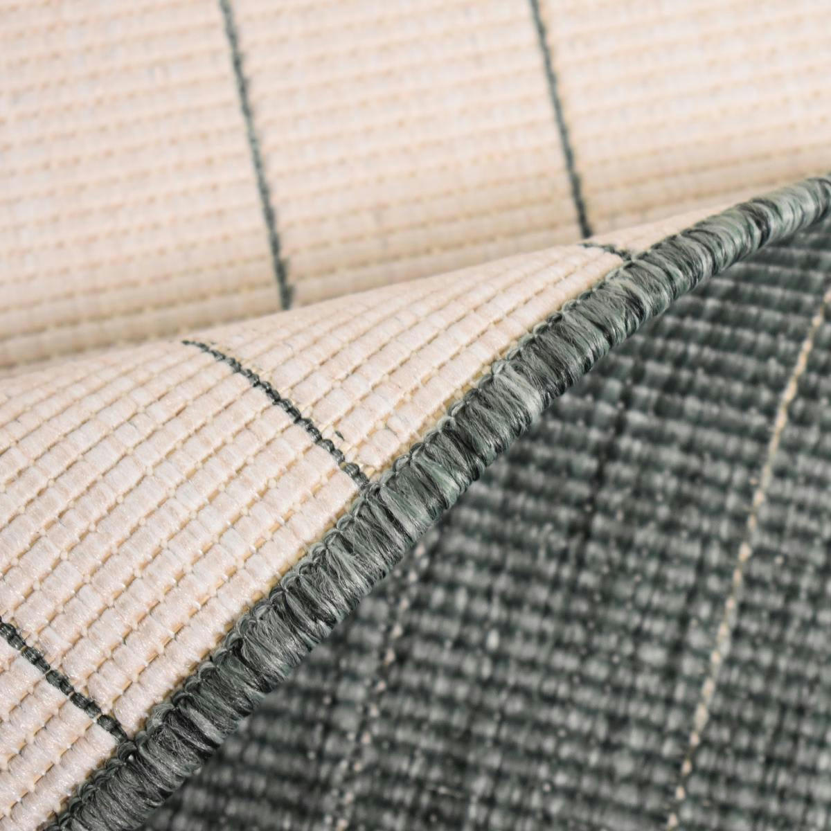 COURBEV REVERSIBLE - Tapis extérieur vert 120x170