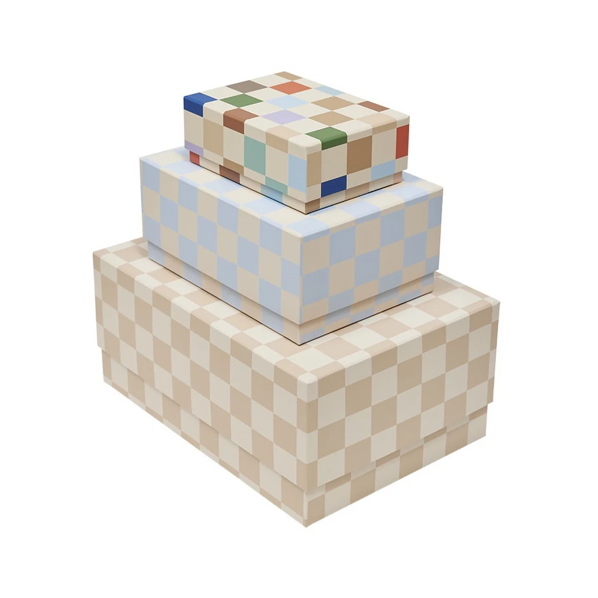 OYOY Mini - Mana Aufbewahrungsboxen, mehrfarbig (3er-Set)
