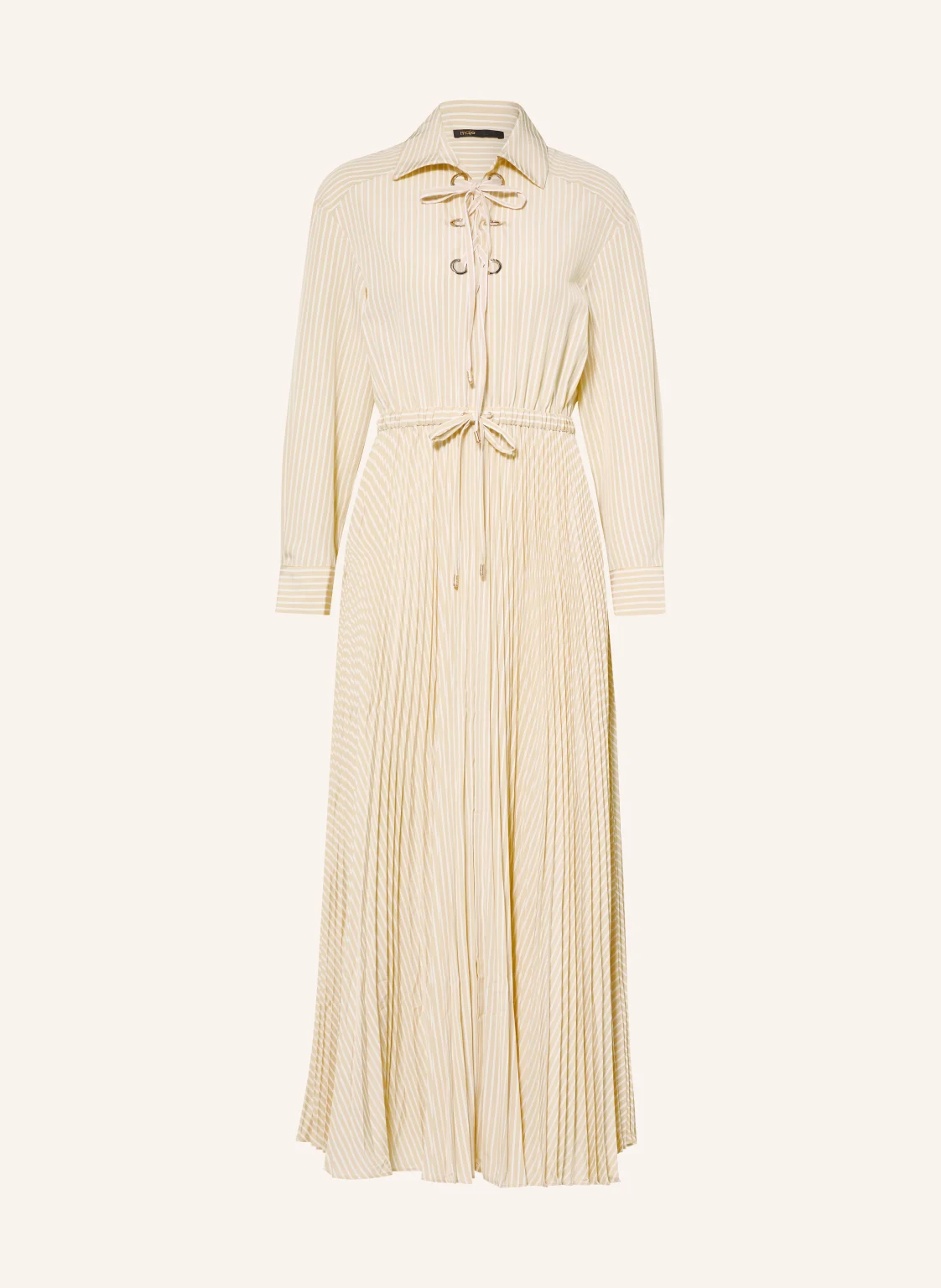 maje Hemdblusenkleid mit Plissees