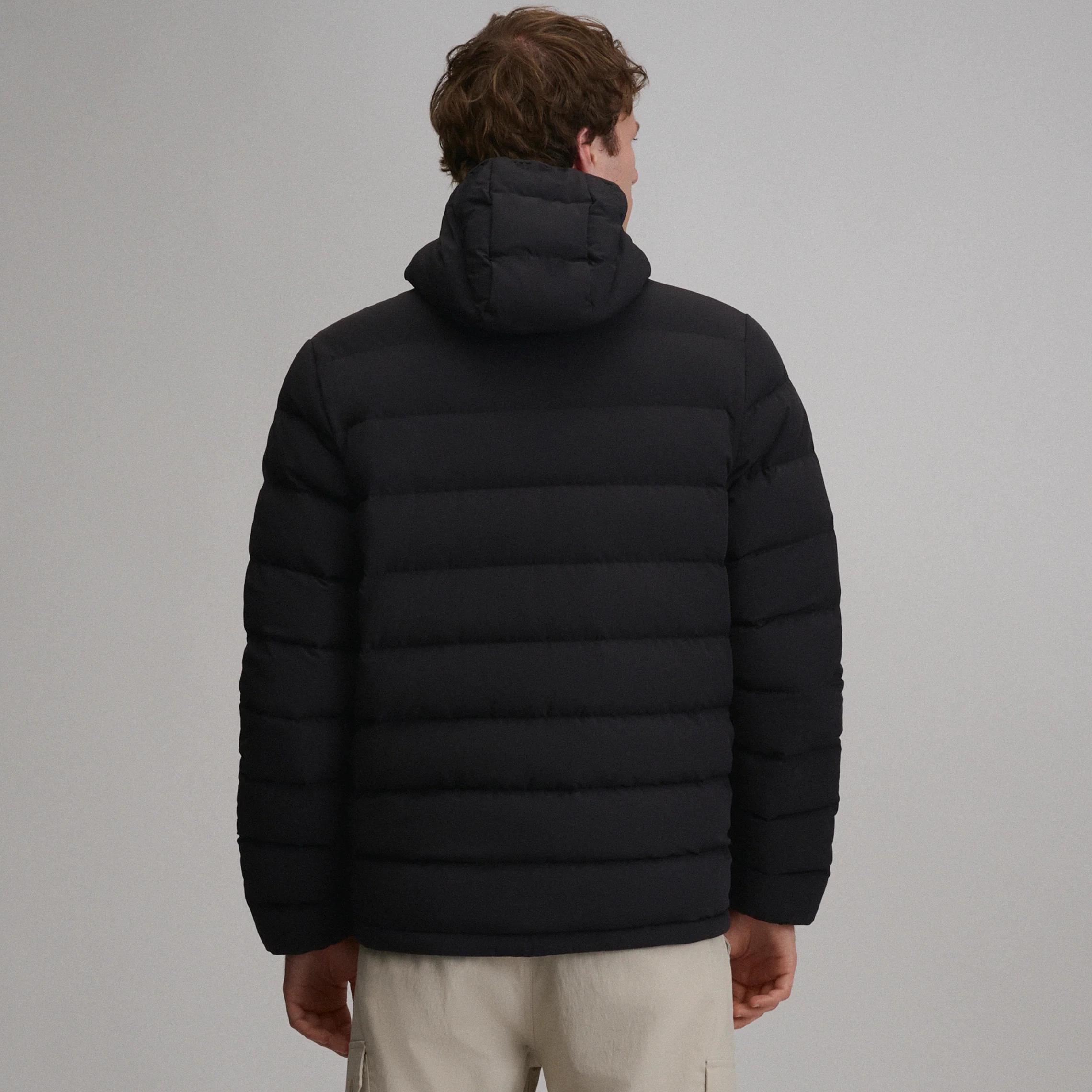 Men's EB Stretch Down Hooded Jacket