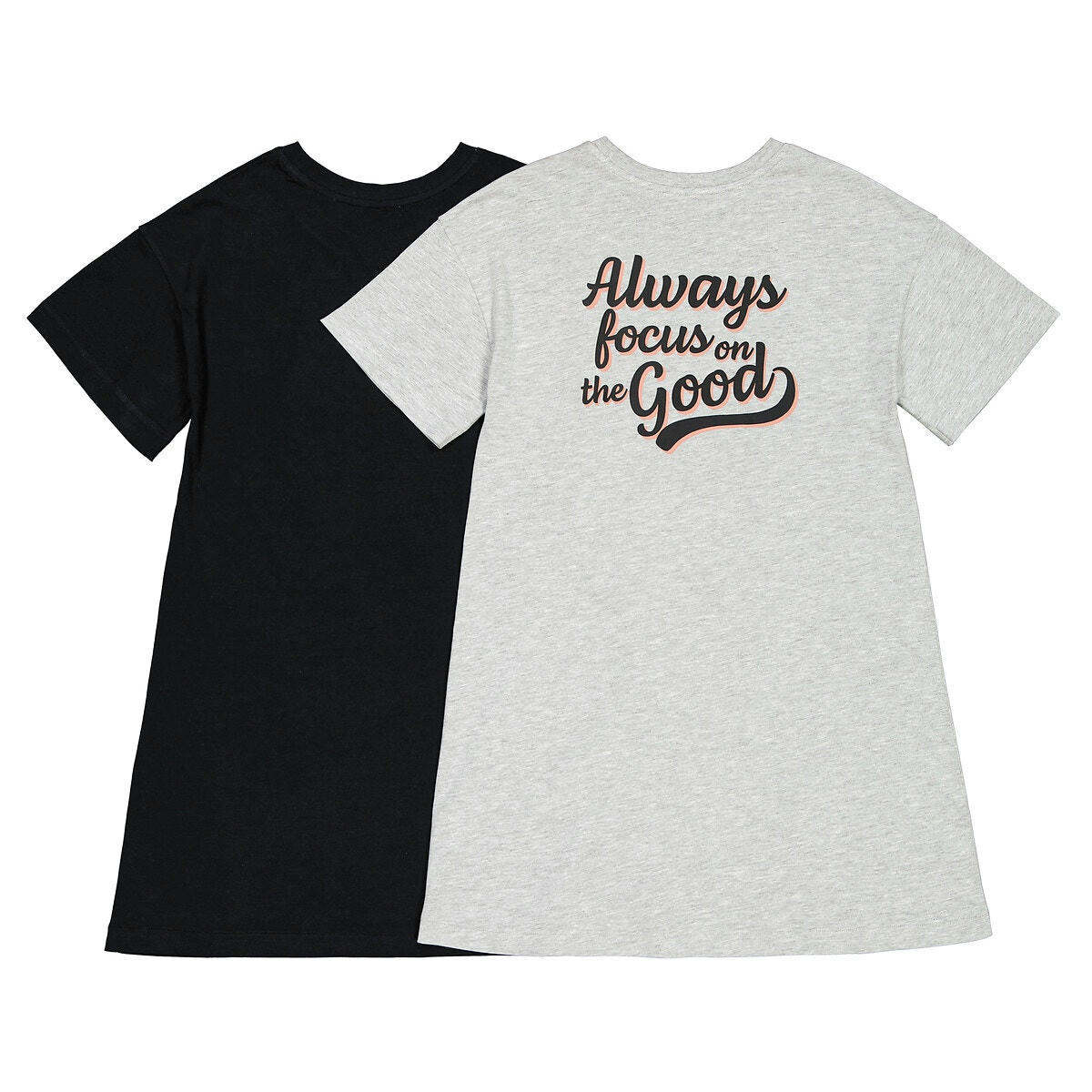 Lot de 2 chemises de nuit en coton
