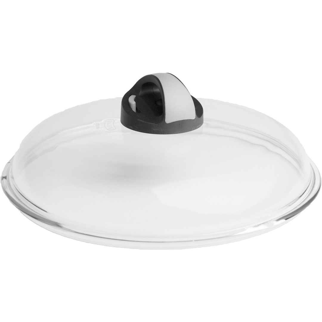 Szklana pokrywka z regulacją pary - 16 cm