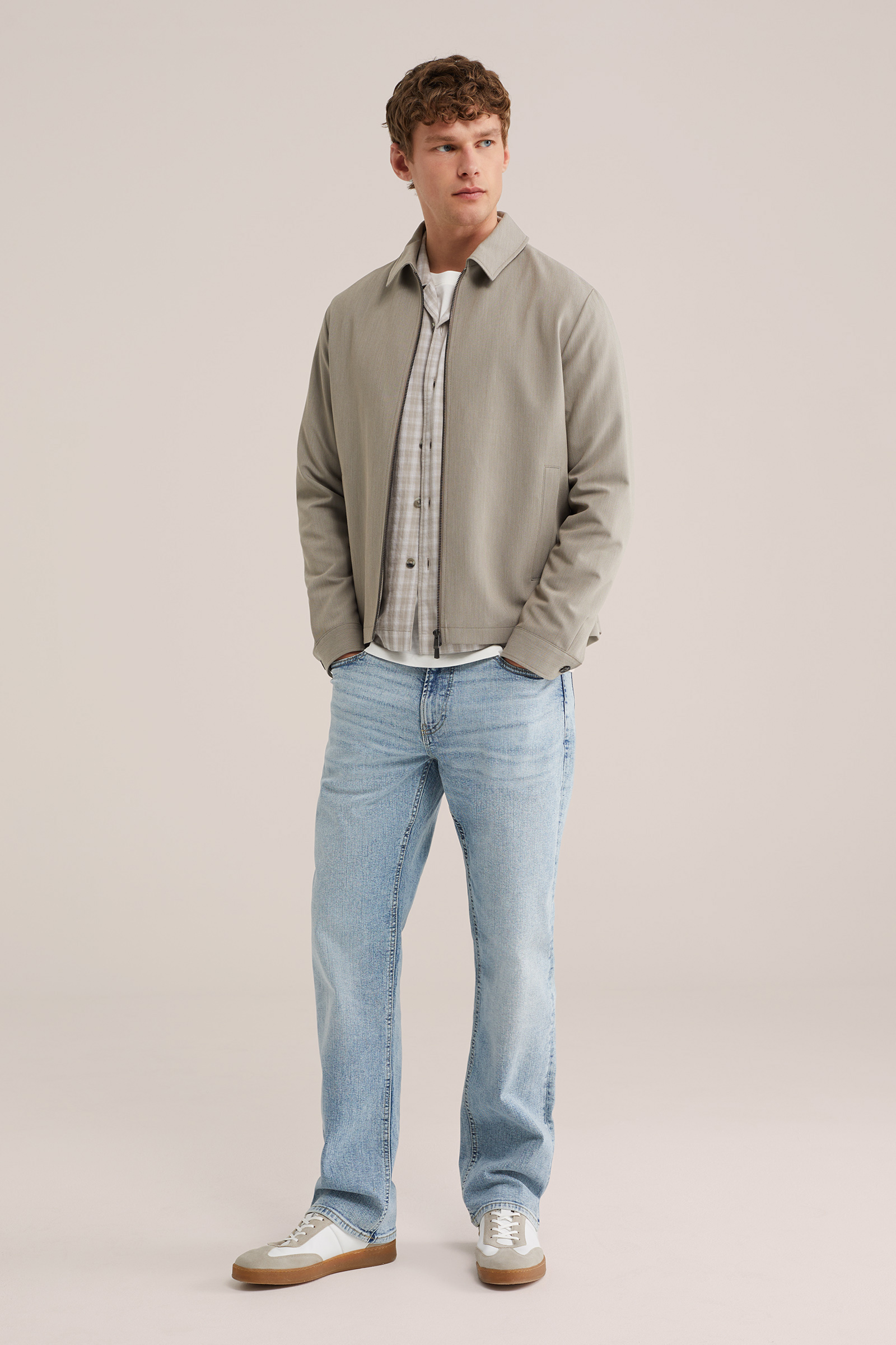 Heren Regular fit jeans met comfortstretch