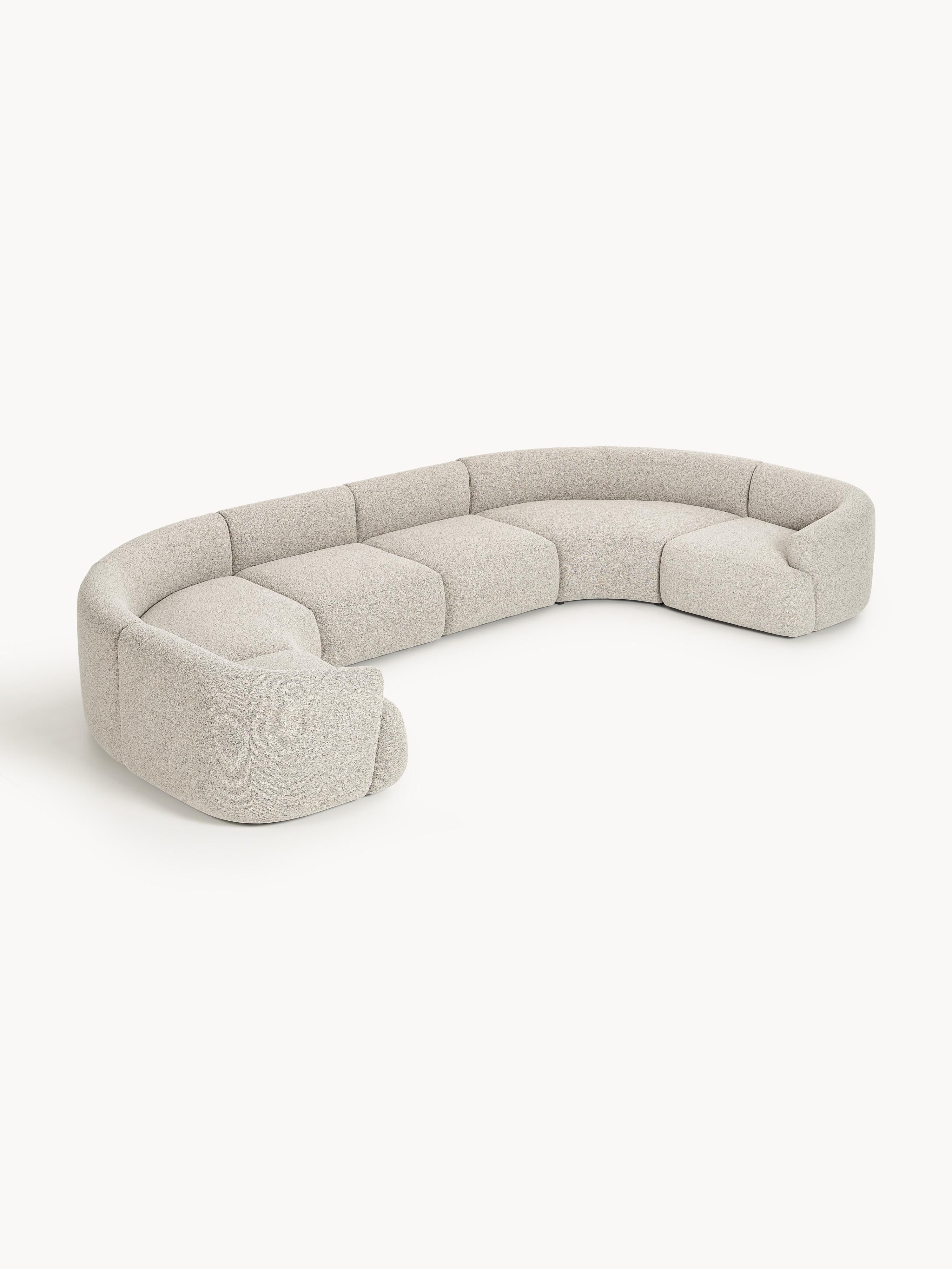 Modulares XL Bouclé-Sofa Sofia