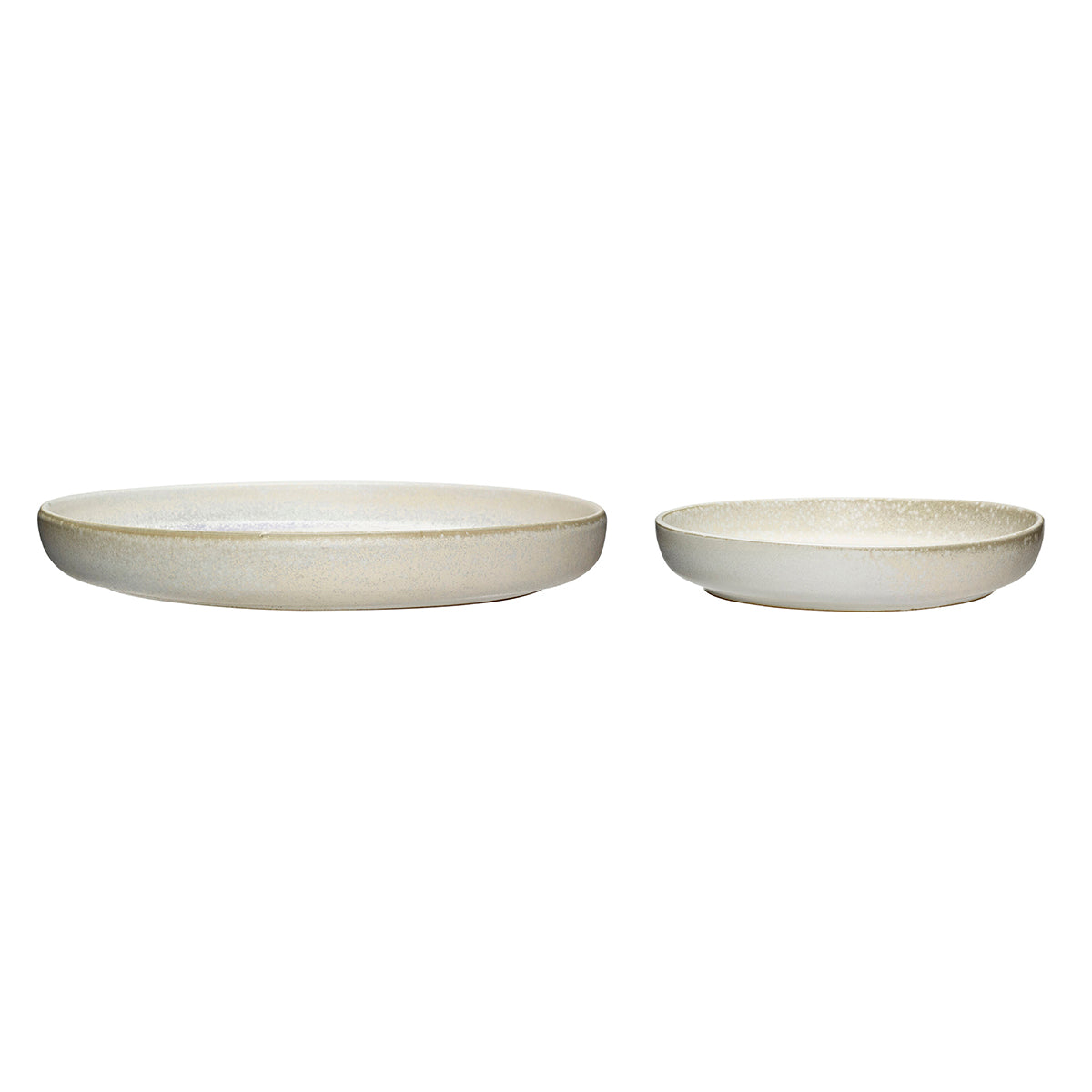 Hübsch borden Clay - keramiek - ø20xh4, ø31xh5cm