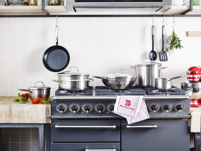 KitchenAid Garnek stalowy z pokrywką Proline 24cm 8l