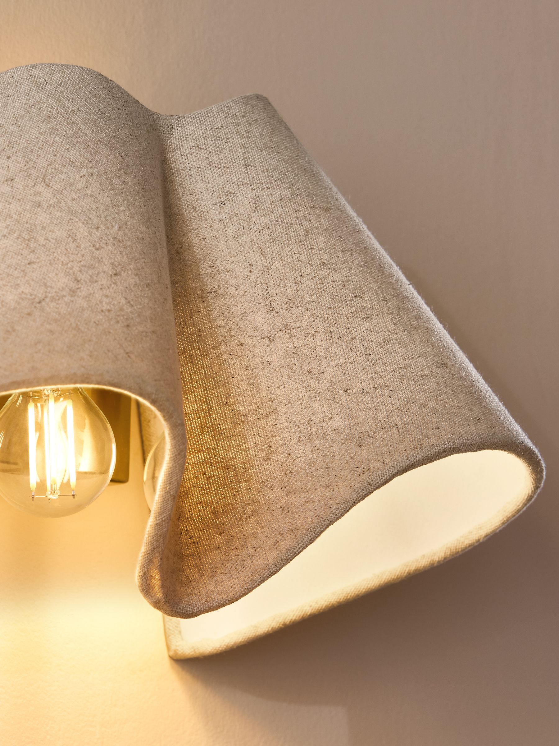 Caspian Wall Light in Cream