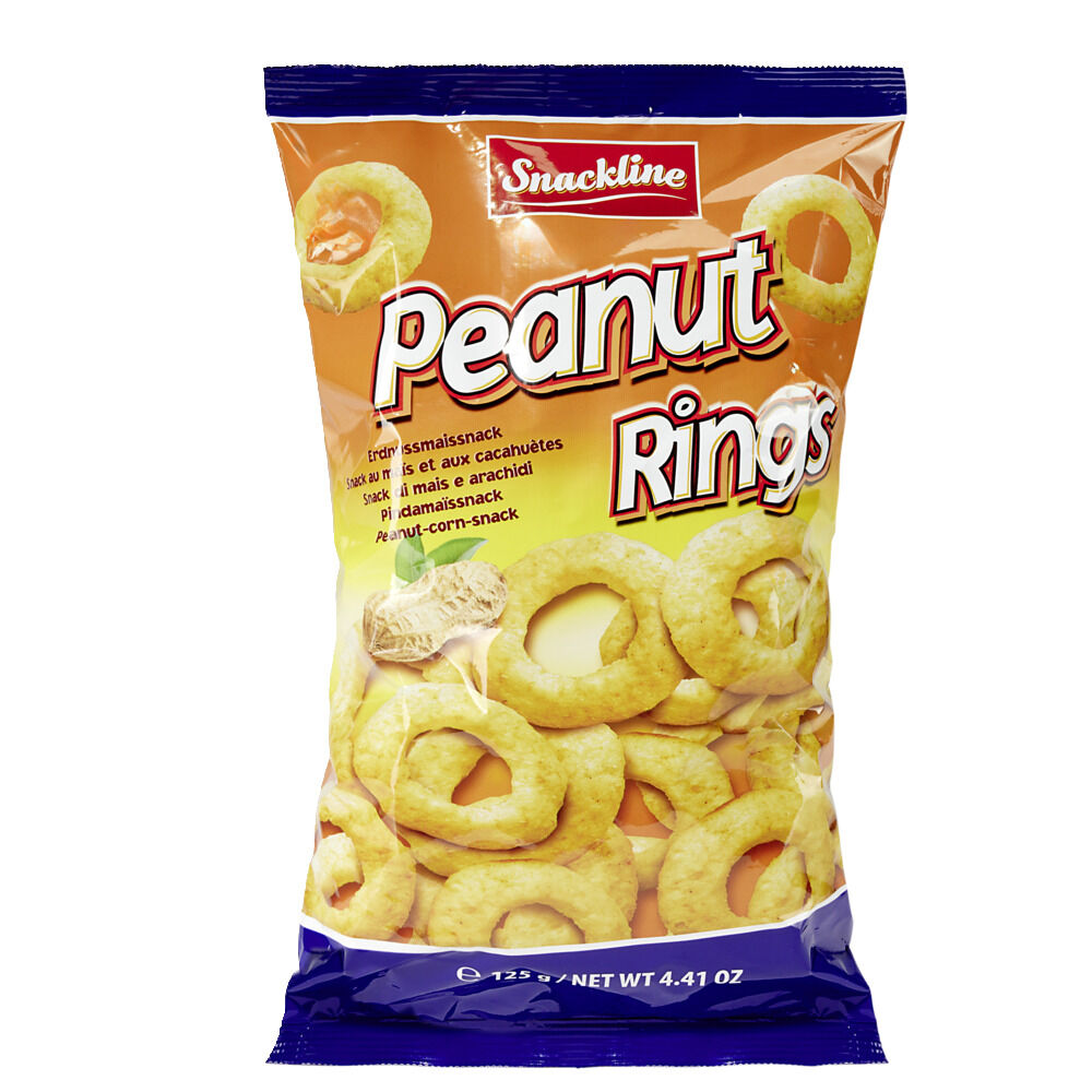 Peanut Rings anneau snack au maïs et aux cacahuètes 125gr