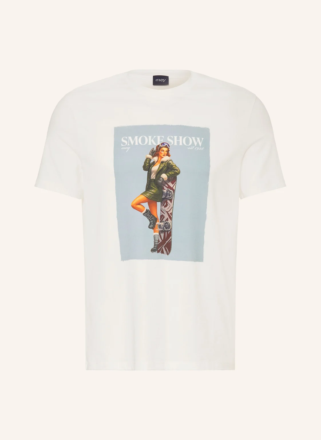 mey Schlafshirt Serie SMOKE SHOW