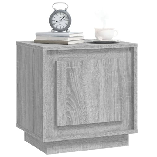 NNEVL Bedside Cabinets 2 pcs Grey Sonoma 44x35x45 cm Engineered Wood