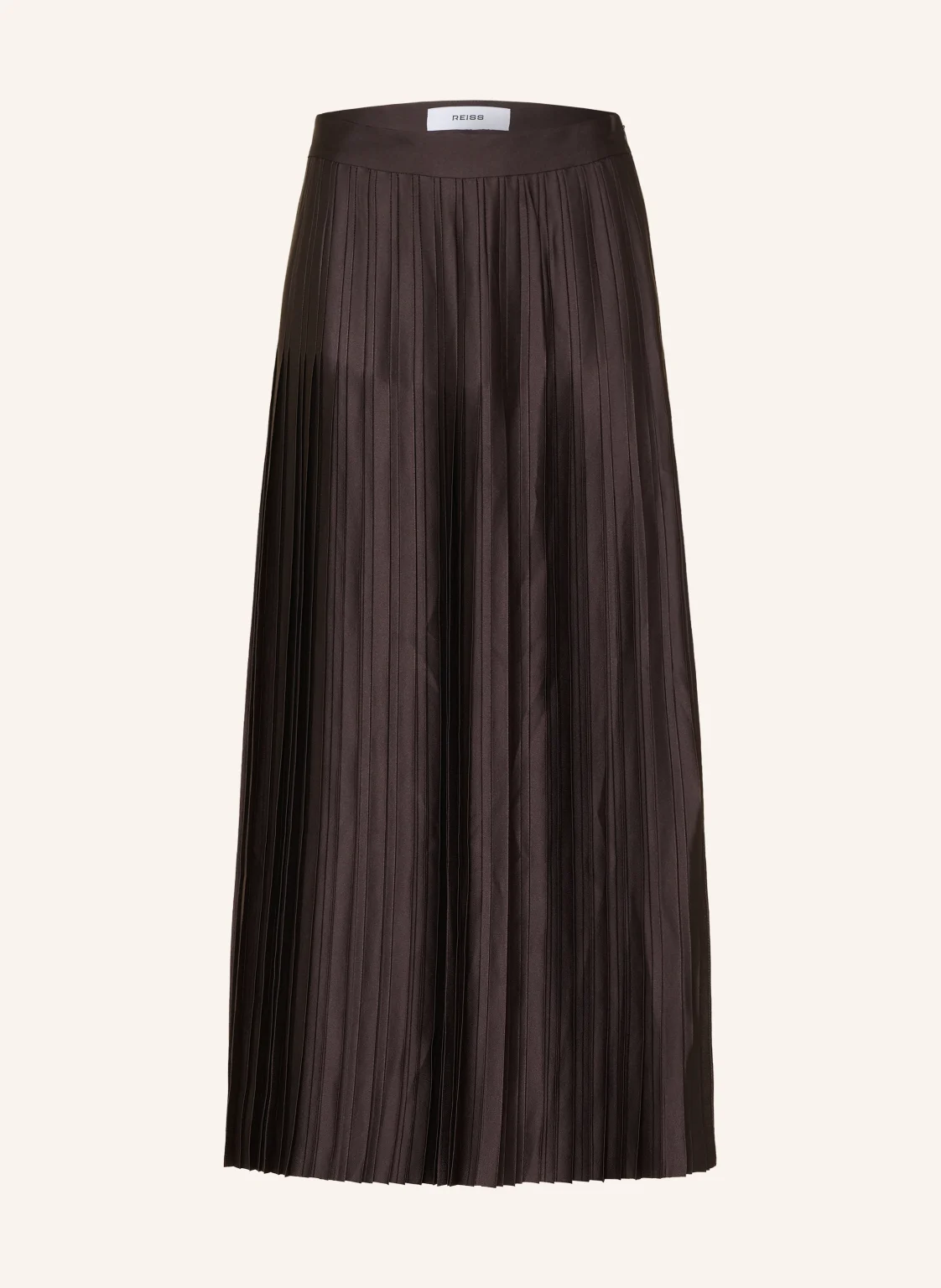 REISS Plisseerock SAVANNAH