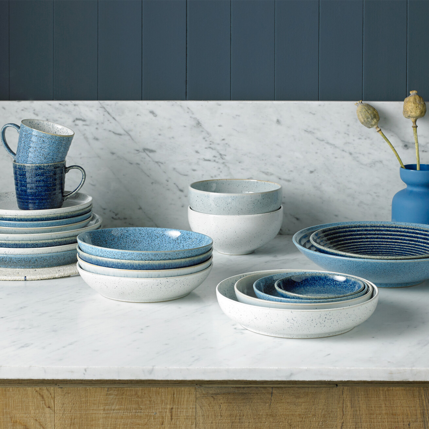 Studio Blue 4 Piece Pasta Bowl Set