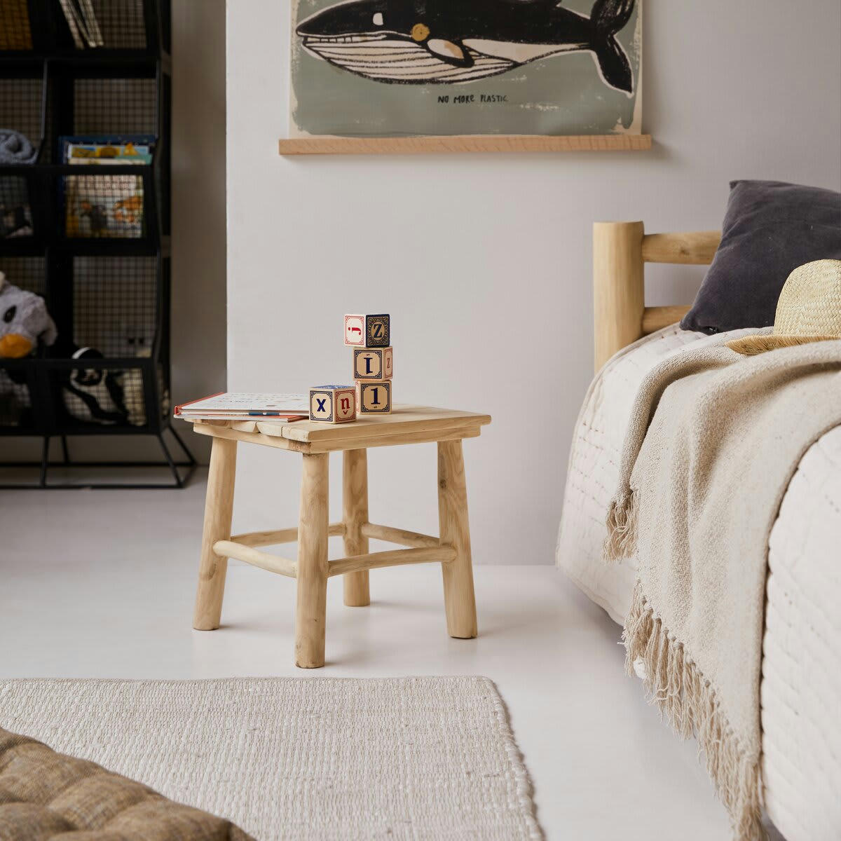 KILIM - Chevet enfant en teck massif