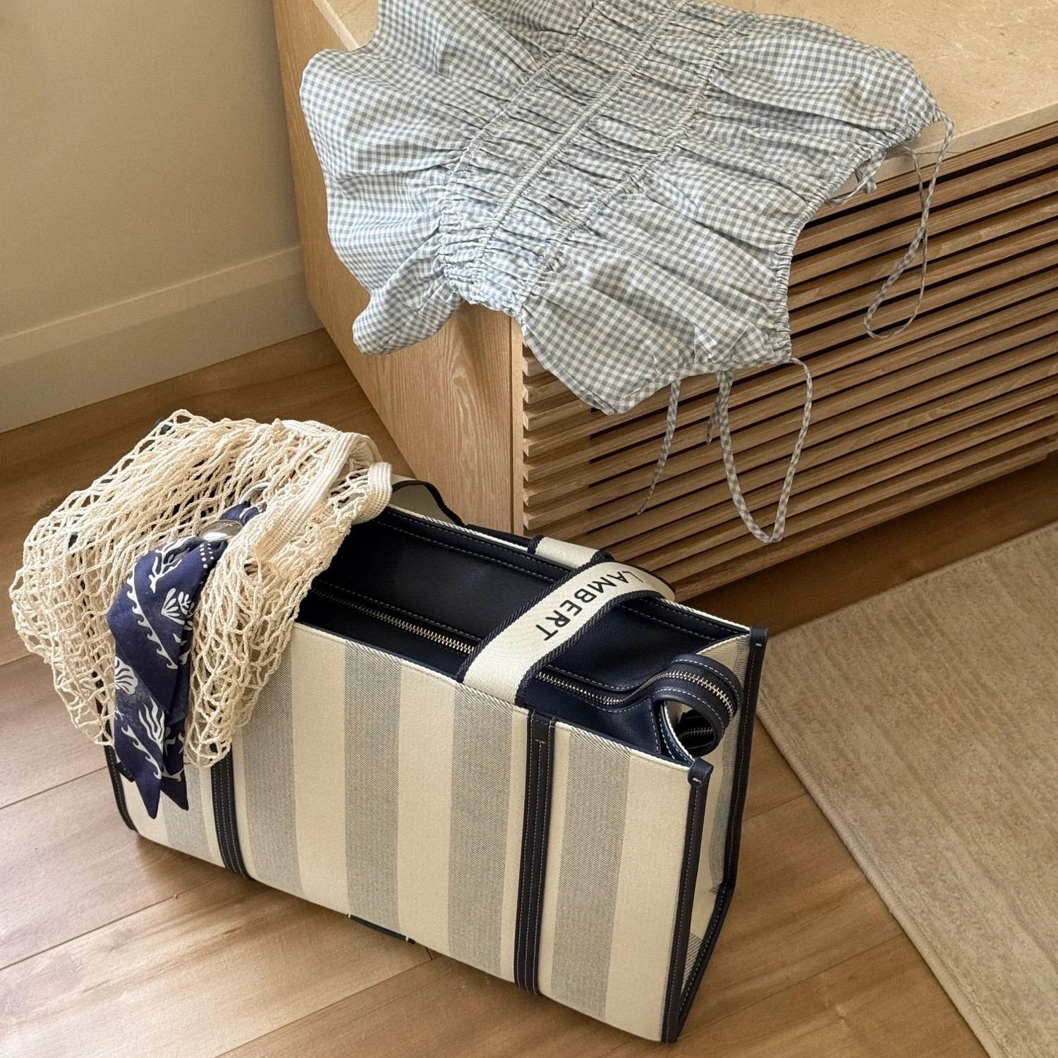 The Erica - Marine Canvas Tote Bag
