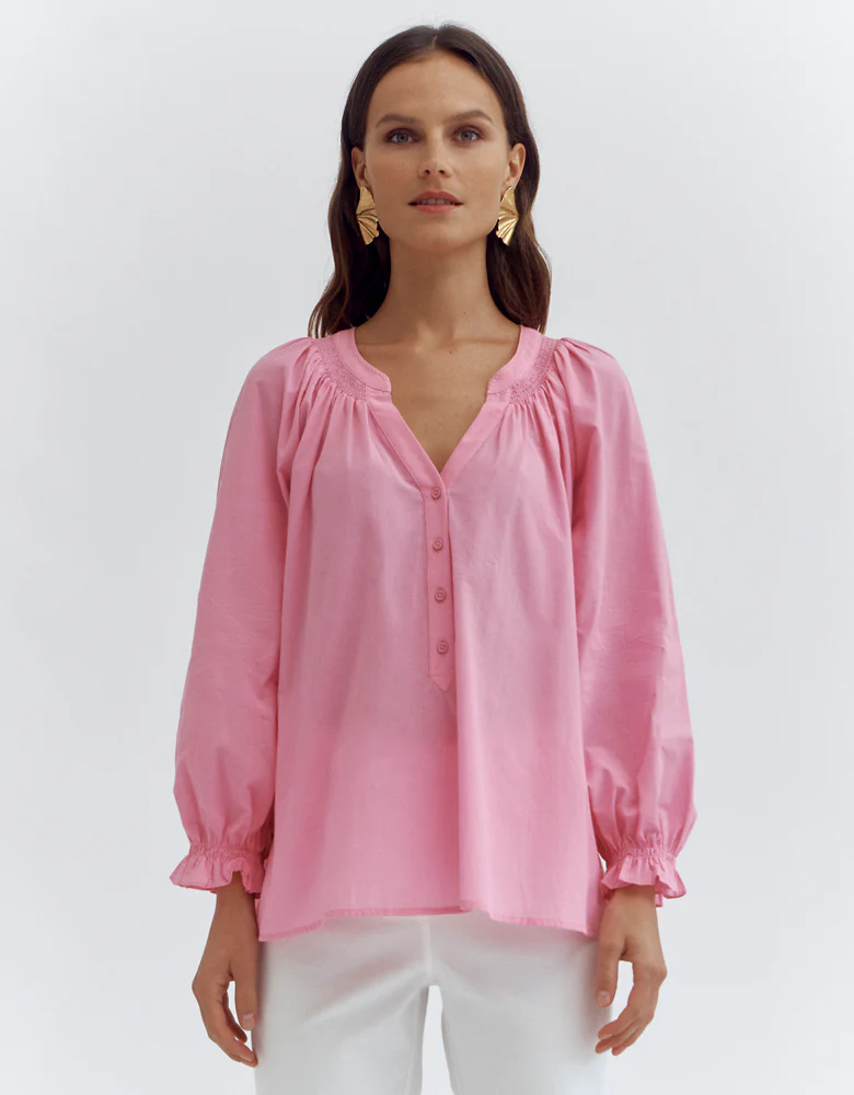 Blouse smockée CASUAL/87082/392
