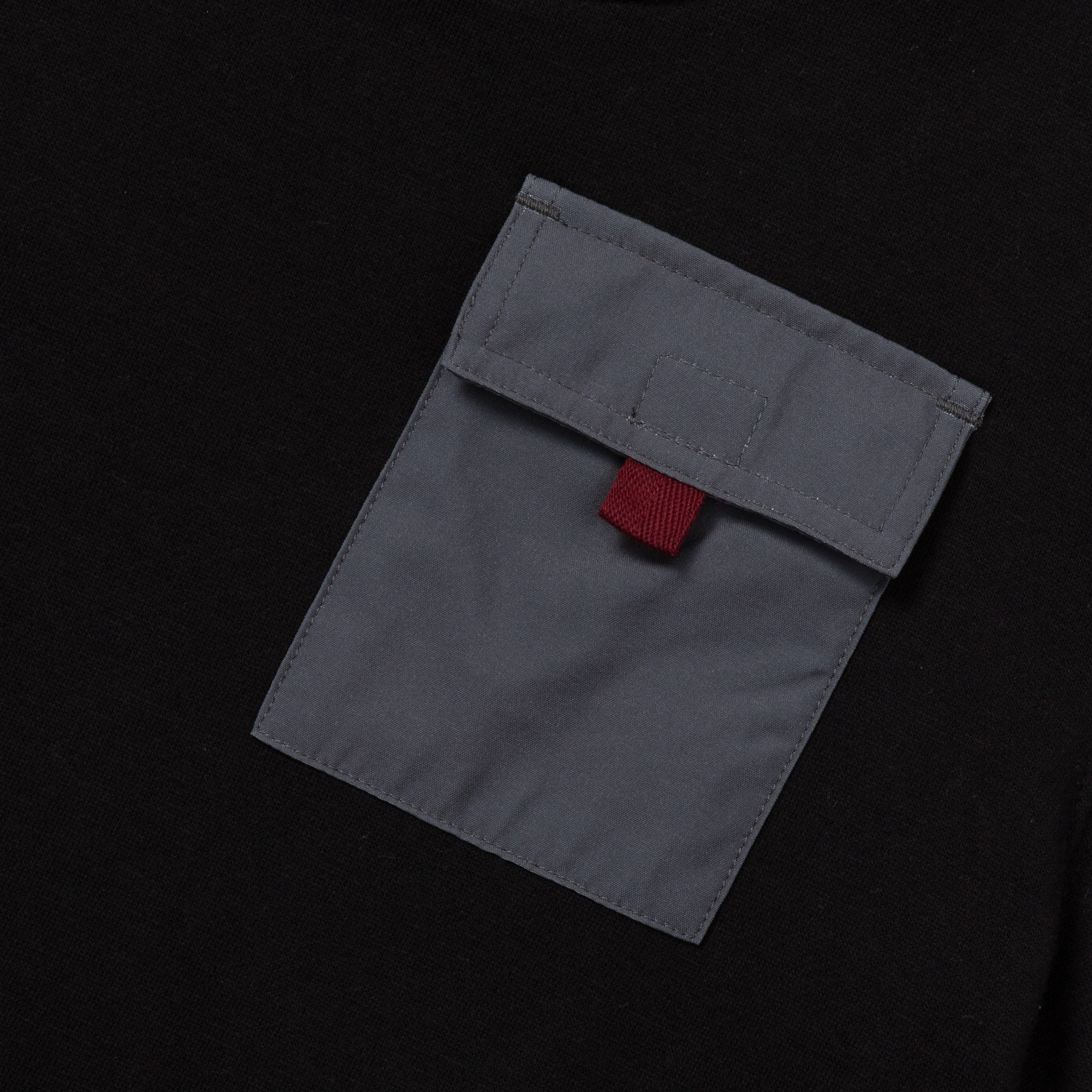 Boys Camp Fleece Pocket Crewneck