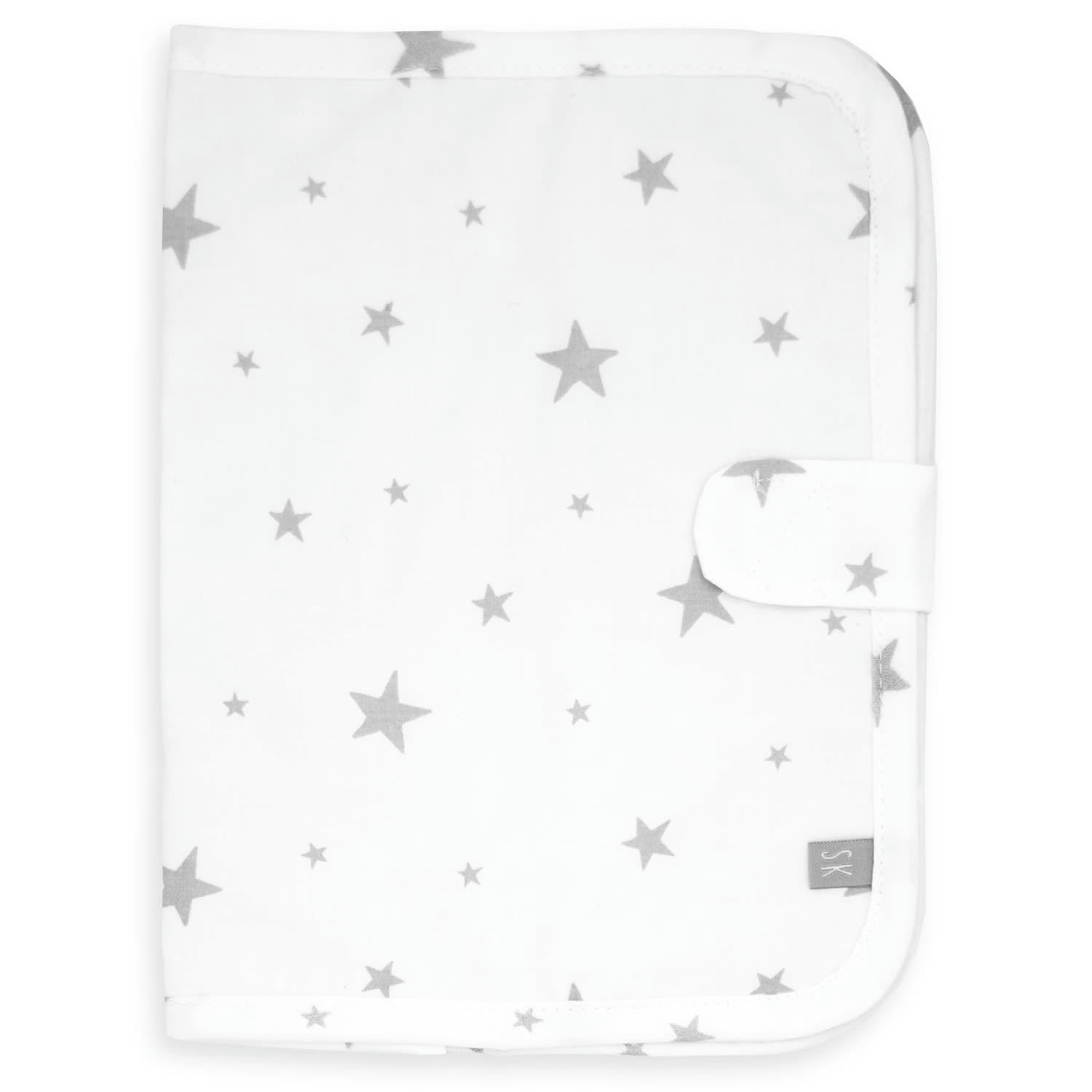 STELLA - Protège carnet de santé bébé en coton  Stella Blanc