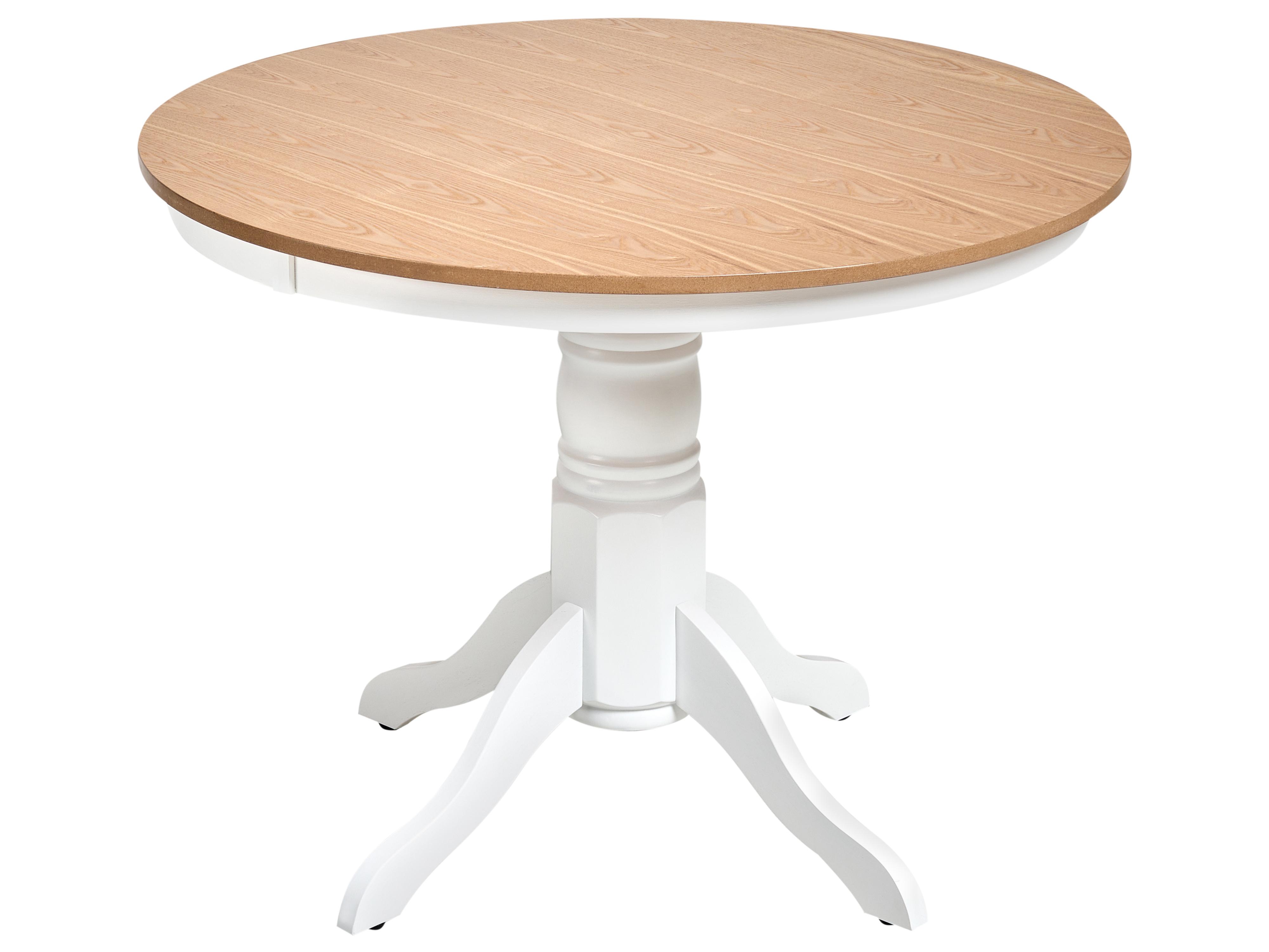 Extending Dining Table AKRON Light Ash Wood 106/150 cm 106 cm Wood