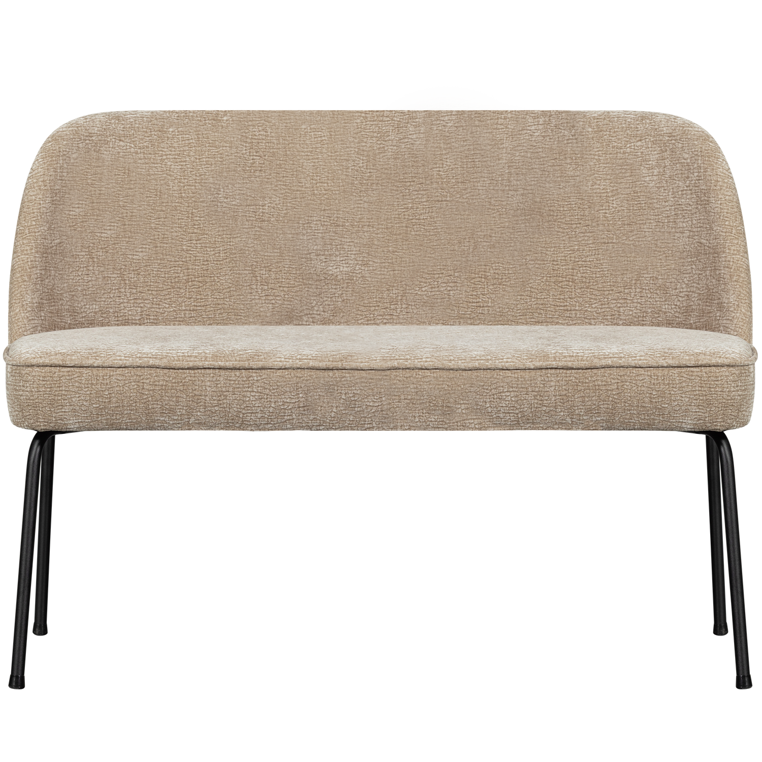 WOOOD eetbank Vogue - 3D Chenille - Zand - 83x120x59
