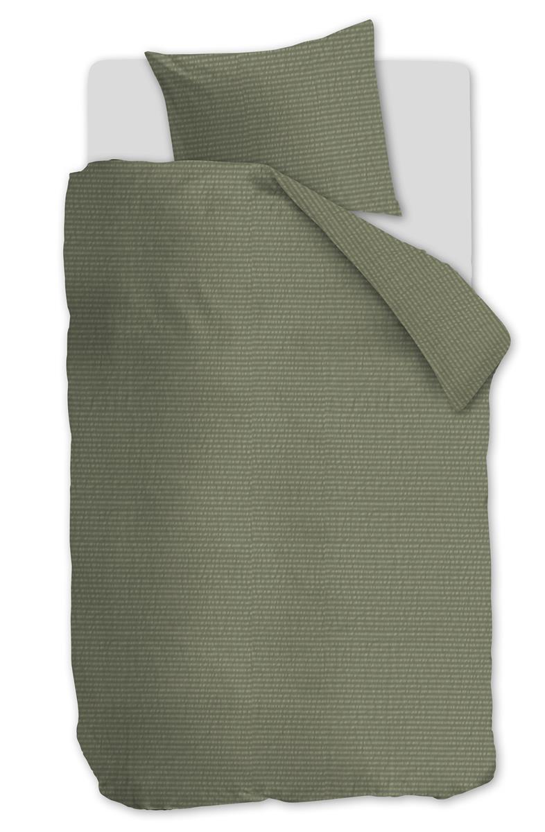 Beddinghouse Summer dekbedovertrek - Effen - Eenpersoons - 140x200/220 - Green
